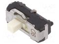 Switch: slide; Pos: 2; SPDT; 0.2A/12VDC; ON-ON; SMT; -40÷85°C; CL-SB Nidec Copal Electronics CL-SB-12A-01