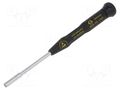 Screwdriver; precision; 6-angles socket; HEX 3.2mm; ESD C.K CK-T4840XESD32