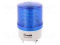 Signaller: lighting; continuous light,blinking light; blue; S100 QLIGHT S100L-24-B