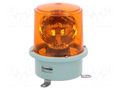Signaller: lighting; rotating light; amber; SH2; 24VDC; IP66; 766mA QLIGHT SH2-24-A