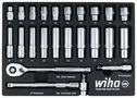 SOCKET SET, 1/4IN DRIVE, FOAM TRAY, 27PC 33395