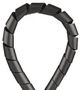 SPIRAL WRAP, 0.5" X 250FT, BLK, PE T50F-TL0