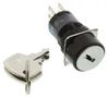 SWITCH, KEY OPERATED, DPDT, 3A, 250V AS6M-2KT2PA