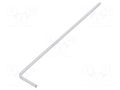 Wrench; hex key,spherical; HEX 2mm; Overall len: 101mm WIHA WIHA.01393