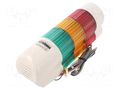 Signalling column; red/amber/green; LED; 24VDC; IP54; QWTD; ABS QLIGHT QWTDLWS324RAG