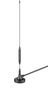 Passive DVB-T2 (HD) Indoor Antenna, black, 1.5 m - 3 dBi/6 dBi antenna for reception of DVB-T/DVB-T2 HD programmes 67086