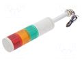 Signalling column; red/amber/green; LED; 24VDC; IP54; QTG70; ABS QLIGHT QTG70LFBZ324RAG