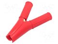 Crocodile clip; 75A; Grip capac: max.29mm; Overall len: 79mm; red MUELLER ELECTRIC BU-46C-2L