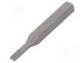 Screwdriver bit; slot; 2x0.4mm; Overall len: 28mm; MICRO WIHA WIHA.40604