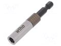 Holder; Socket size-inch: 1/4"; HEX 1/4"; Overall len: 66mm WIHA WIHA.39134