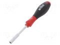 Screwdriver; 6-angles socket; HEX 6mm; SoftFinish® WIHA WIHA.01077