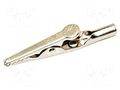 Crocodile clip; 10A; Grip capac: max.7.9mm; Socket size: 4mm MUELLER ELECTRIC BU-60X