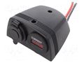 Ammeter; 0÷20A; on panel,screw; LED; Usup: 7÷33VDC; Uin: 7÷33VDC SCI A13-144DA251BHD