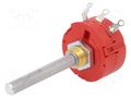 Potentiometer: shaft; single turn; 100Ω; 2W; ±10%; 6mm; wirewound AB Elektronik POT2W-100R