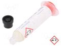 Flux: rosin based; halide-free,ROL0,synthetic; gel; syringe; 10ml ALPHA TOPNIK-GEL-BGA