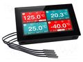 Data logger; temperature; ±1°C; Temp: -40÷80°C; 119.3x79.8x25mm LASCAR EL-SGD43-ATP