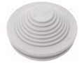 Grommet; elastomer thermoplastic TPE; grey; -35÷60°C; UL94HB SPELSBERG SNI-M40