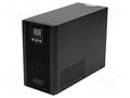 Power supply: UPS; 2.4kW; 3kVA; 230V; IEC C13 x3,Schuko x3; 0÷40°C IPS TS1-3K0-LI-MC-BC48