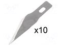 Scalpel; 10pcs. NEWBRAND NB-SCALPEL01-P