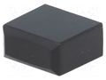 Cap; black; PVA C&K PE-BK