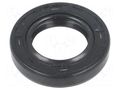 Oil seal; NBR caoutchouc; Thk: 5mm; -40÷100°C; Shore hardness: 70 ORING USZCZELNIENIA TECHNICZNE S-15X25X5-AOTC-N