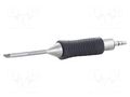 Tip; wave; 2x1.2mm; for  soldering iron; 40W WELLER WEL.RTM-020GMS