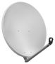 80 cm Aluminium Satellite Dish, light gray - for single/multiple participants with particularly stable feed arm that defies every storm 67334