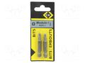 Screwdriver bit; MOD,PlusMinus PZ-type; MOD1; Overall len: 60mm C.K CK-T4545-1