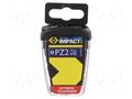 Screwdriver bit; Pozidriv®; PZ2; Overall len: 50mm; 10pcs. C.K CK-T4560-PZ2LD10