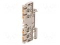 Splice terminal: rail; 24A; spring clamp; beige; wemid; 2.5mm2 WEIDMÜLLER A4C2.5