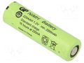 Re-battery: Ni-MH; AA; 1.2V; 2200mAh; Ø14.5x49.5mm GP ACCU-AA/2200STD-GP