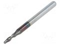Fast cutting mill; Ø: 2mm; Ø: 3.175mm; L: 38.2mm; tungsten carbide KEMMER PRAEZISION EDDAC-2.0