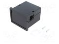 Enclosure: panel; X: 72mm; Y: 72mm; Z: 55mm; ABS; black; screwed MASZCZYK KM-62-PC/BK