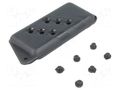 Enclosure: for remote controller; X: 37mm; Y: 84mm; Z: 14mm; ABS MASZCZYK P-14/6/BK