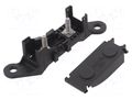 Fuse holder with cover; 40mm; screw,push-in; Leads: M5 screws MTA MTA-0X01499