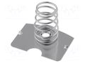 Spring contact; C,R14; Batt.no: 1; push-in; Contacts: steel COMF 201B