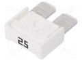 Fuse: fuse; 25A; 32VDC; automotive; 16.2mm MTA MAXICOMPACT-25A