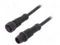 Cable: for sensors/automation; PIN: 5; with plastic nut; plug; 60V AMPHENOL LTW MSBP05MLSBPFLSD001