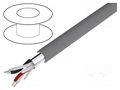Wire; Alpha Essential C&C LSZH; 2x2x22AWG; 300V; 30.5m; Cu; 100ft ALPHA WIRE 2466L-SL005