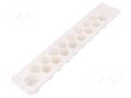 Multigate grommet; elastomer thermoplastic TPE; white; IP30; HTP HT HI TECH POLYMERS HTP-18-TPE
