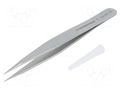 Tweezers; 120mm; Blade tip shape: sharp LINDSTRÖM SA.TL00-SA-SL