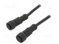 Cable: for sensors/automation; PIN: 5; with plastic nut; plug; 60V AMPHENOL LTW MSBP05FLSBPFLSD001