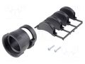 Cable hood and fastener; size 23; 28.6mm; straight; CPC TE Connectivity 206512-5