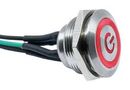 ANTI VANDAL SW, SPST, 1A, 12VDC, GREEN SV7FW3SS-631.