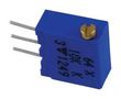 TRIMMER POTENTIOMETER, 10KOHM 25TURN THROUGH HOLE 064X103