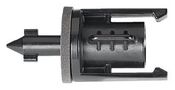 MOUNTING PEG, NAIL BASE, BLACK QB-MOUNT-L