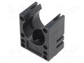 Bracket; polyamide; SH-system; Application: for braids; black HELUKABEL HELU-99273