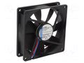 Fan: DC; axial; 24VDC; 92x92x25mm; 102m3/h; 39dBA; slide; 3250rpm EBM-PAPST 3414NGHH