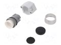 Switch: push-button; 22mm; Stabl.pos: 1; black; none; IP65; flat EAO 704.012.0
