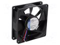 Fan: DC; axial; 24VDC; 80x80x25mm; 45m3/h; 19dBA; slide; 2500rpm EBM-PAPST 8414NGML